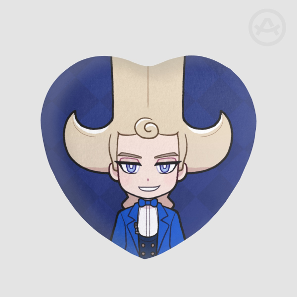 Sordward Heart Shape Plush Badge