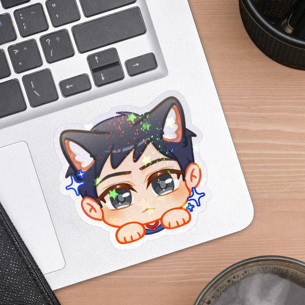 Shane Hollander Chibi Die Cut Sticker || Heated Rivalry