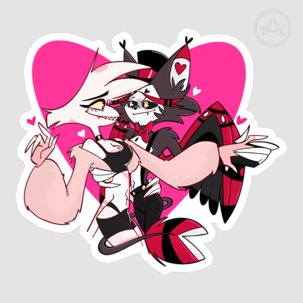 Huskerdust Valentine’s Day Sticker