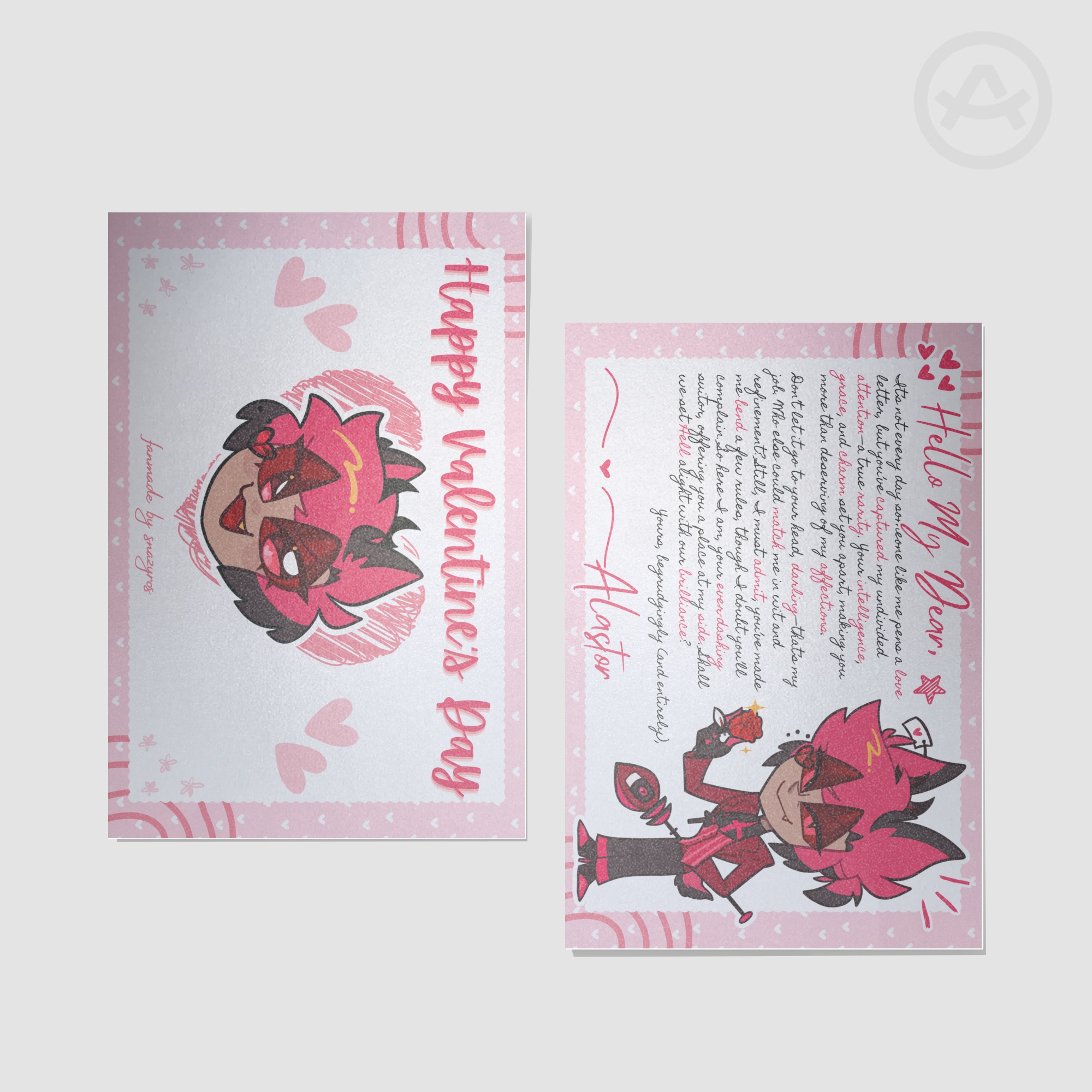 Alastor || Vday 2025 Postcard