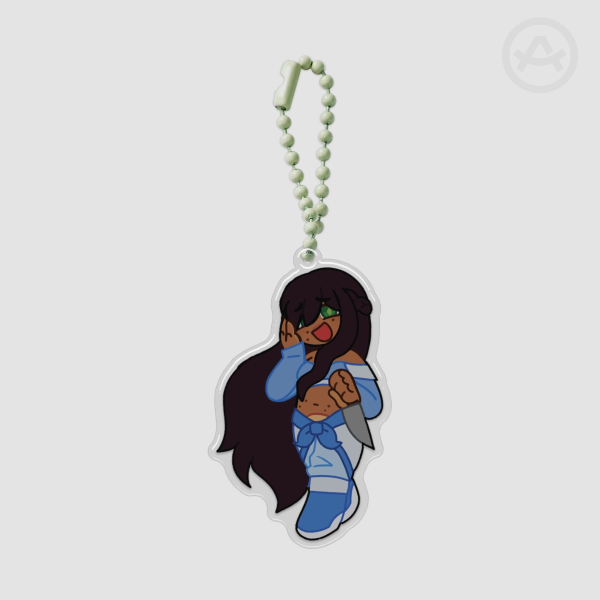 Emerald Secret Aphmau Keychain !!