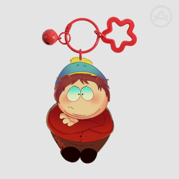 Eric Cartman "DON'T HOLD MY HAT" keychain