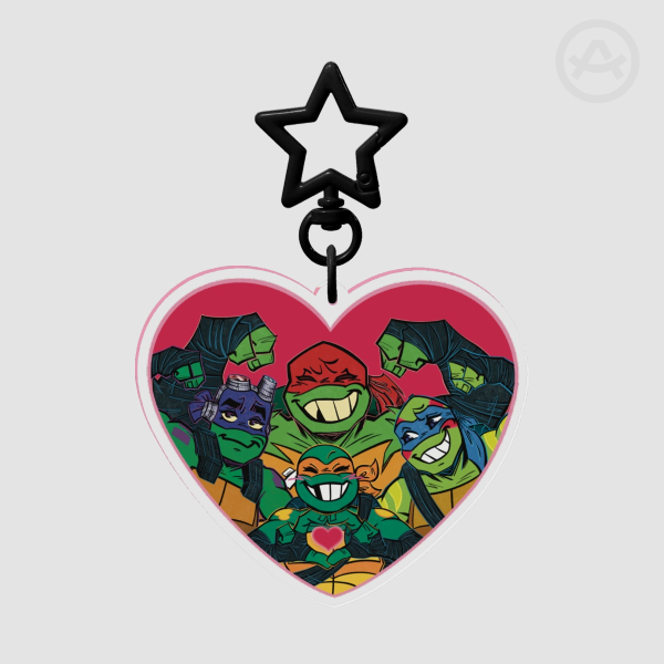 Rise of the TMNT heart charm