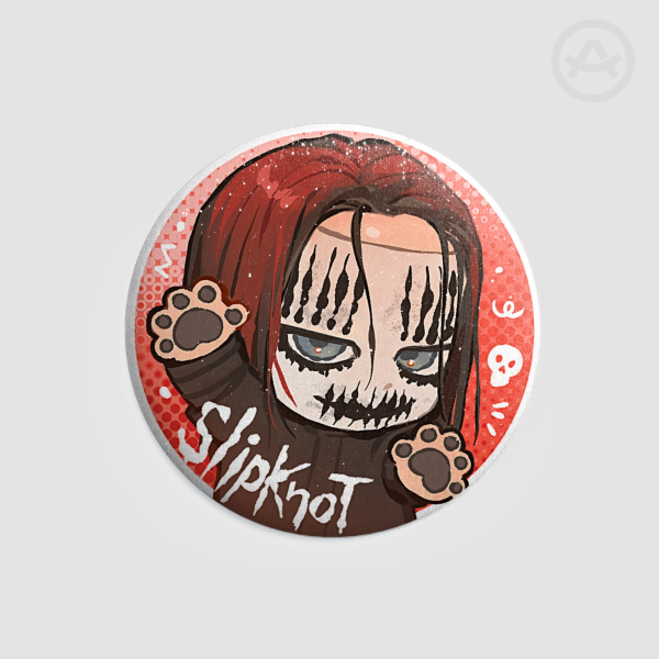 SlipKnot - Joey Jordison | Round Badges (Button Pins)