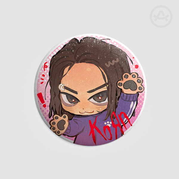 Korn - Jonathan Davis | Round Badges (Button Pins)