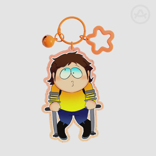 Jimmy Valmer Colored Edge Acrylic Keychains
