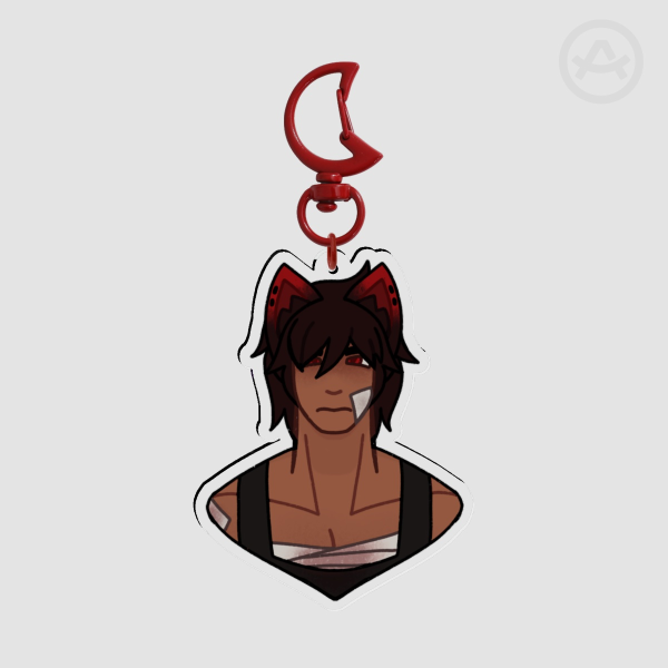 Emerald Secret Aaron Lycan Keychain !!