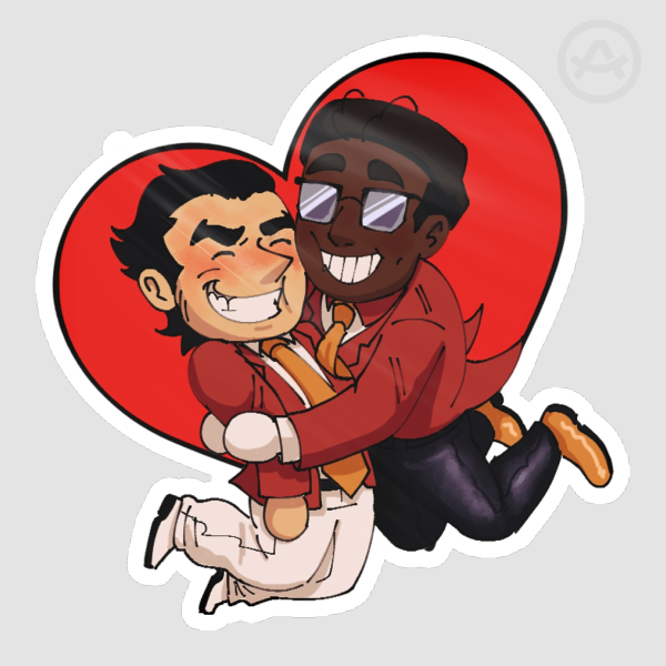 Big Shot Spamtenna Valentine's Sticker