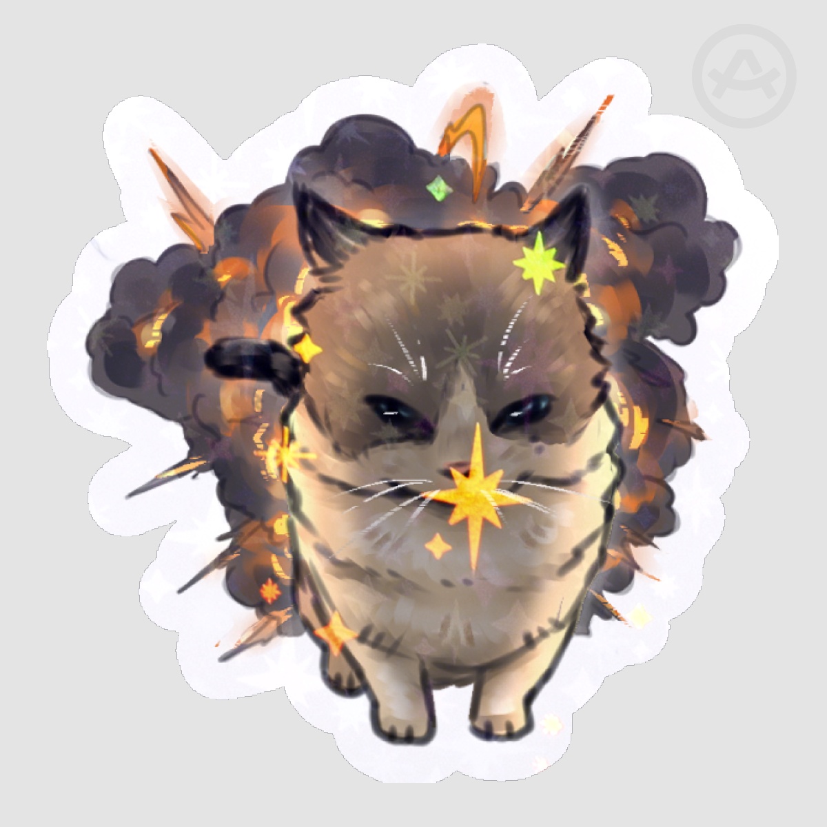 Mr. Boom || Die Cut Sticker