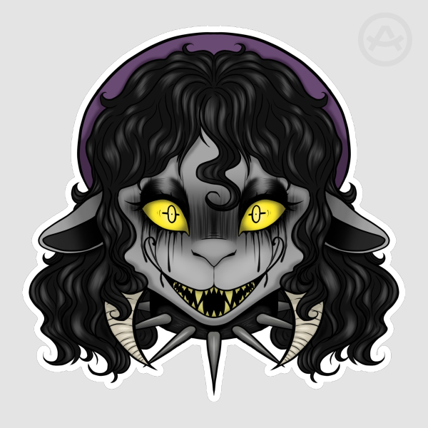 Rachel Waterman Witch Sha The Walten Files Die Cut Sticker