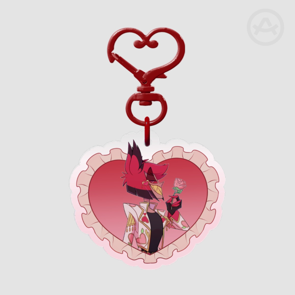 Alastor Heart || 6cm Keychain