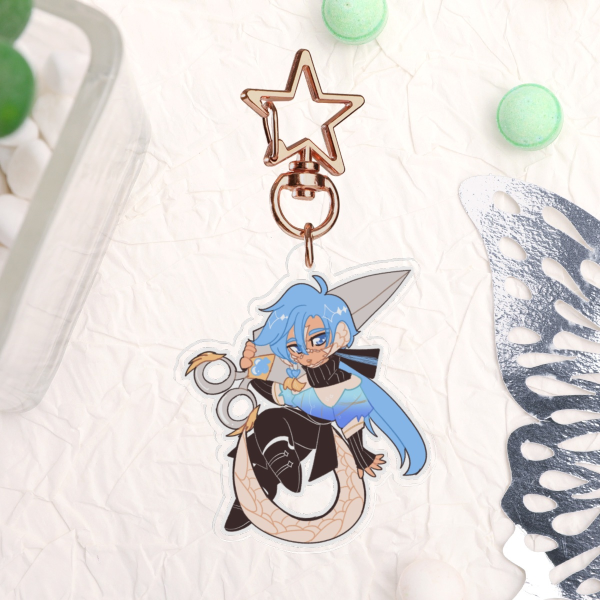 Tiny Tailor Warrior of Light Acrylic Keychain