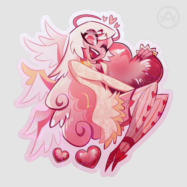 Emily Holo Heart Sticker