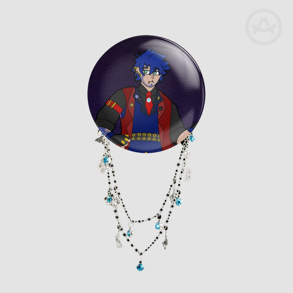 Humanformers!Optimus Prime Round Badge With Chains