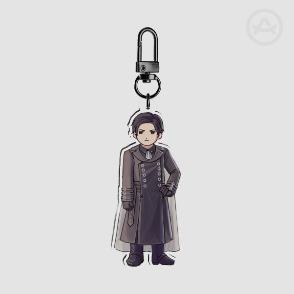 Instructor Black Keychain