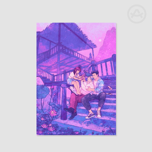 Lotus Vacation - A5 Print