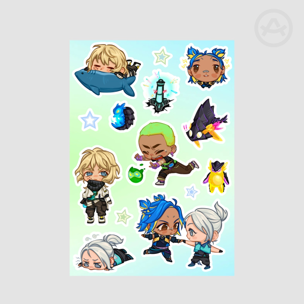 VALORANT Sticker Sheet (MATTE)