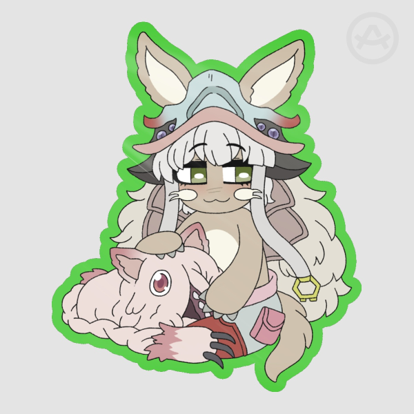 Made in Abyss Nanachi and Mitty Stickers
