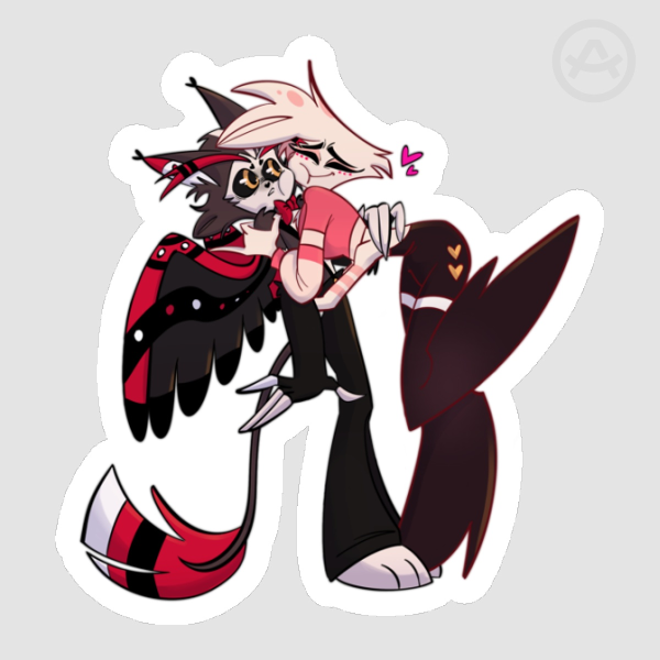 Huskerdust Hug Sticker