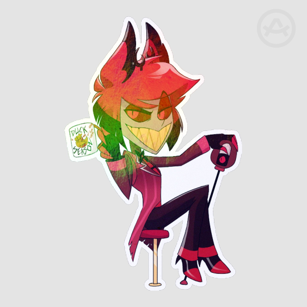 Chibi Alastor Mug ||  Die Cut Stickers