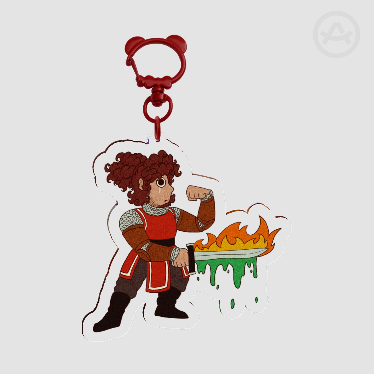 Medieval Magnus - Clear Acrylic Keychain