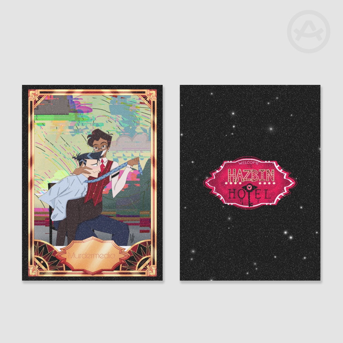 Hazbin Hotel baby Vox - Vincent Whittman, Photocard by Njaia