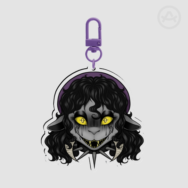 Rachel Waterman Witch Sha The Walten Files Clear Acrylic Keychain