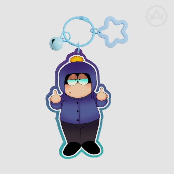 Craig Tucker Colored Edge Acrylic Keychains