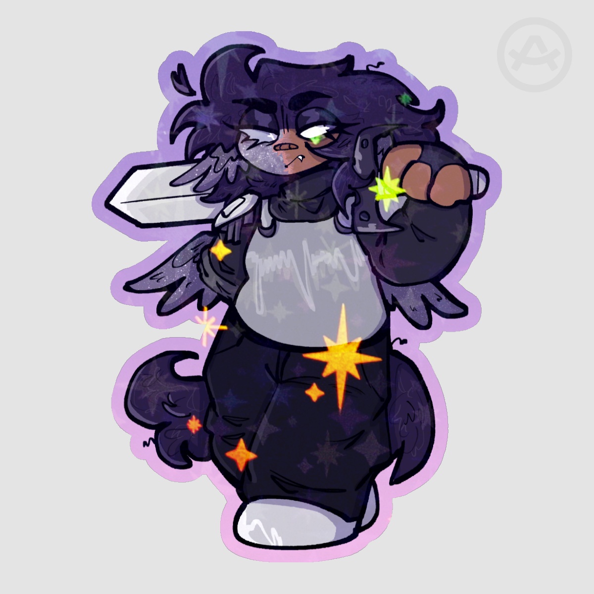 Sir Wallflower Sticker