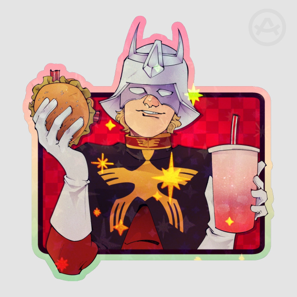 Char! Char! Charred Burger! Sticker