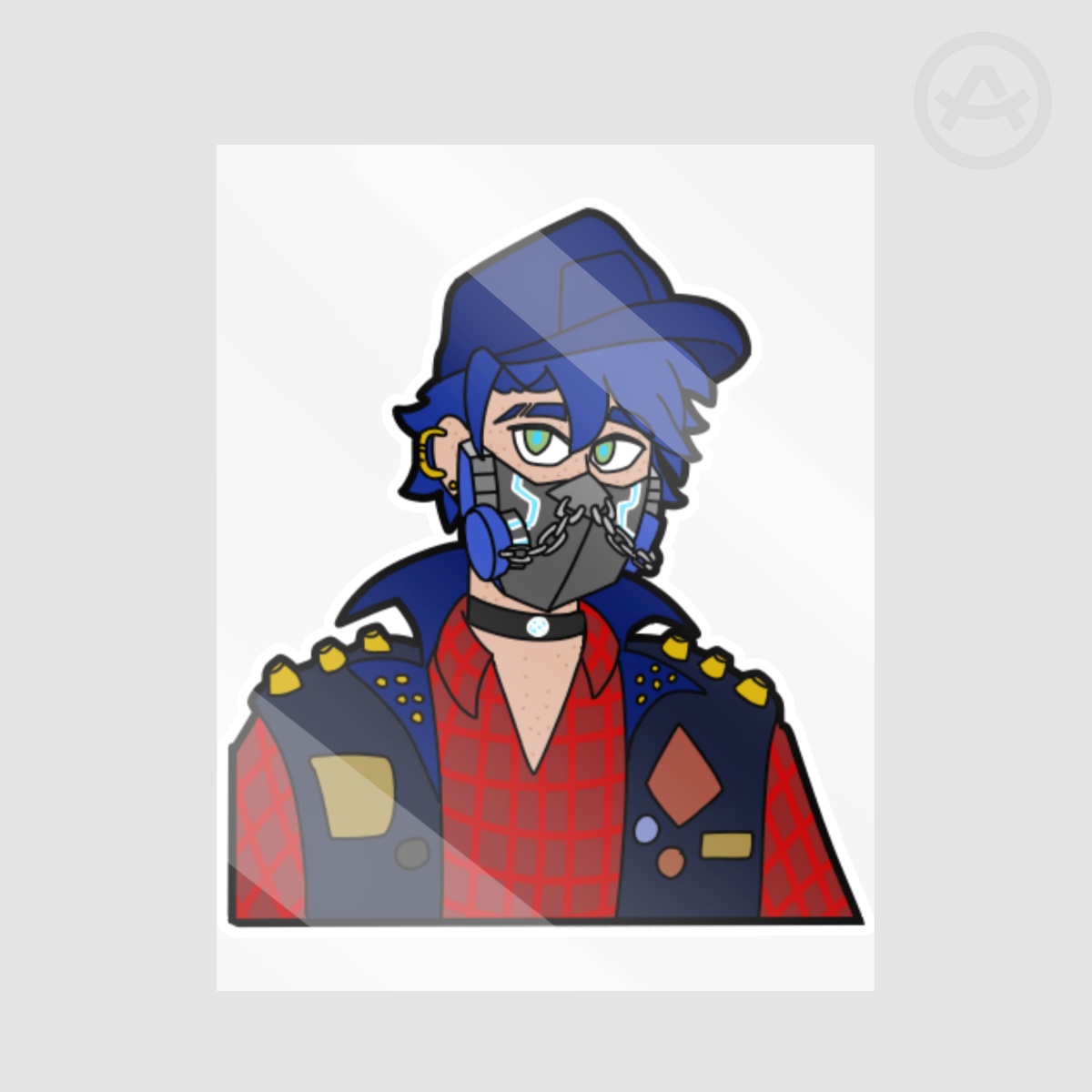 Humanformers!Optimus Prime Sticker (B)