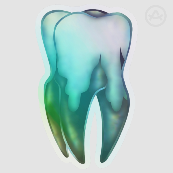 Rotting Tooth Sticker
