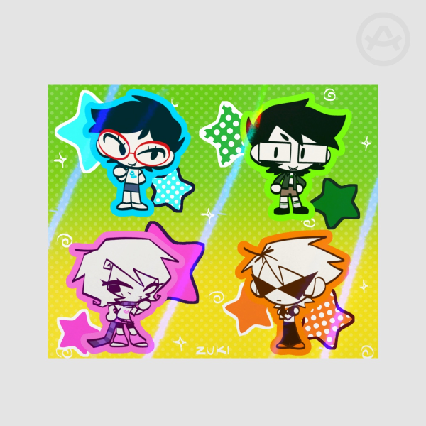 Alpha kids Sticker Sheet