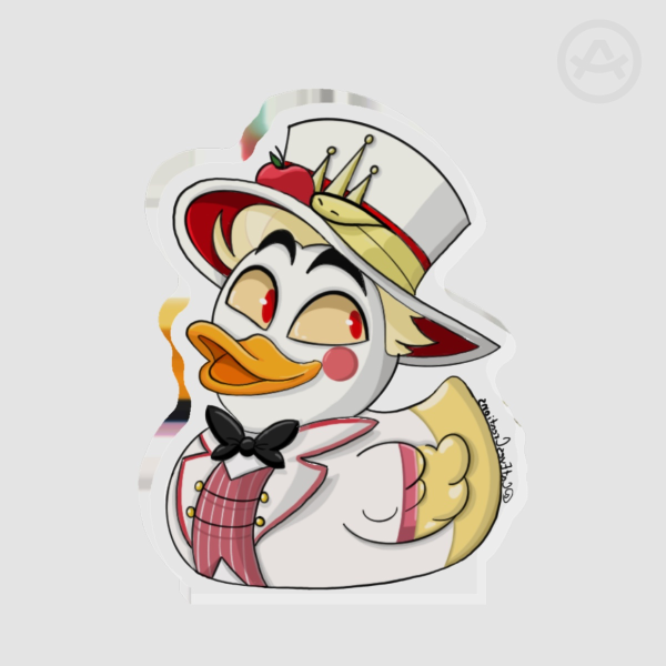 Limited Edition Lucifer Rubber Duckie Standee