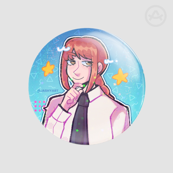 Makima Round Badges (Button Pins)