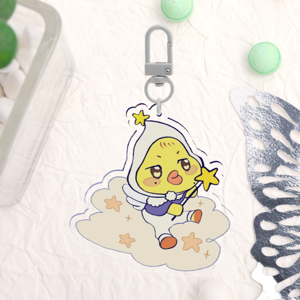 Aniteez Bbyongming Clear Acrylic Keychains