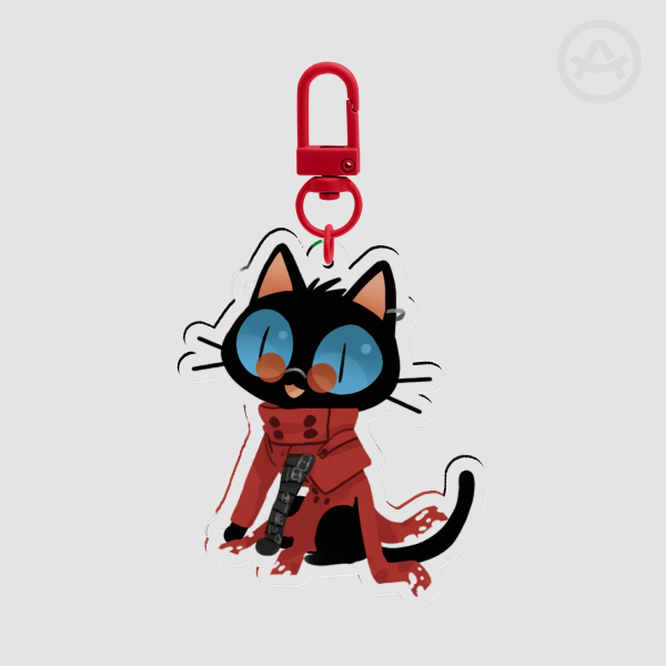 Trigun Vash Clear Acrylic Keychain