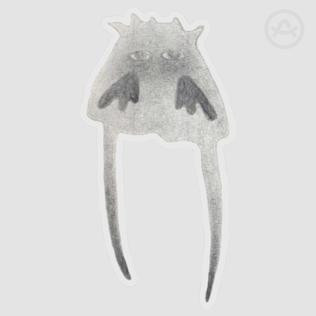 "gulbipulip" Clear Sticker 2