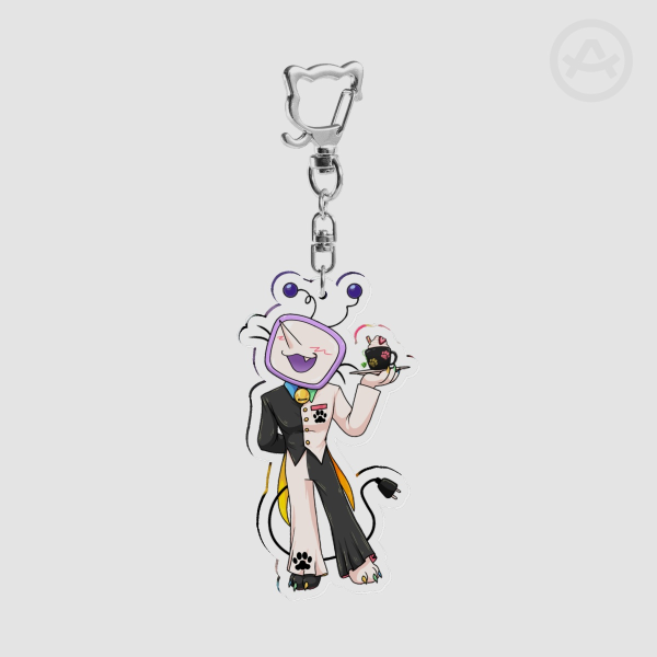 Cat cafe Tenna Acrylic Keychains