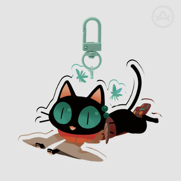 Trigun Stampede Zazi Clear Acrylic Keychain