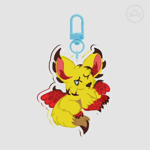 Felix the Fennec Fox Keychain