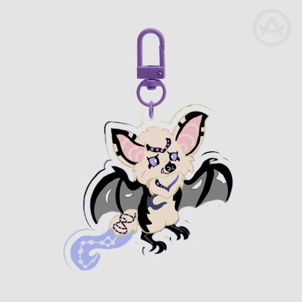 Recovered Moonbeam Keychain