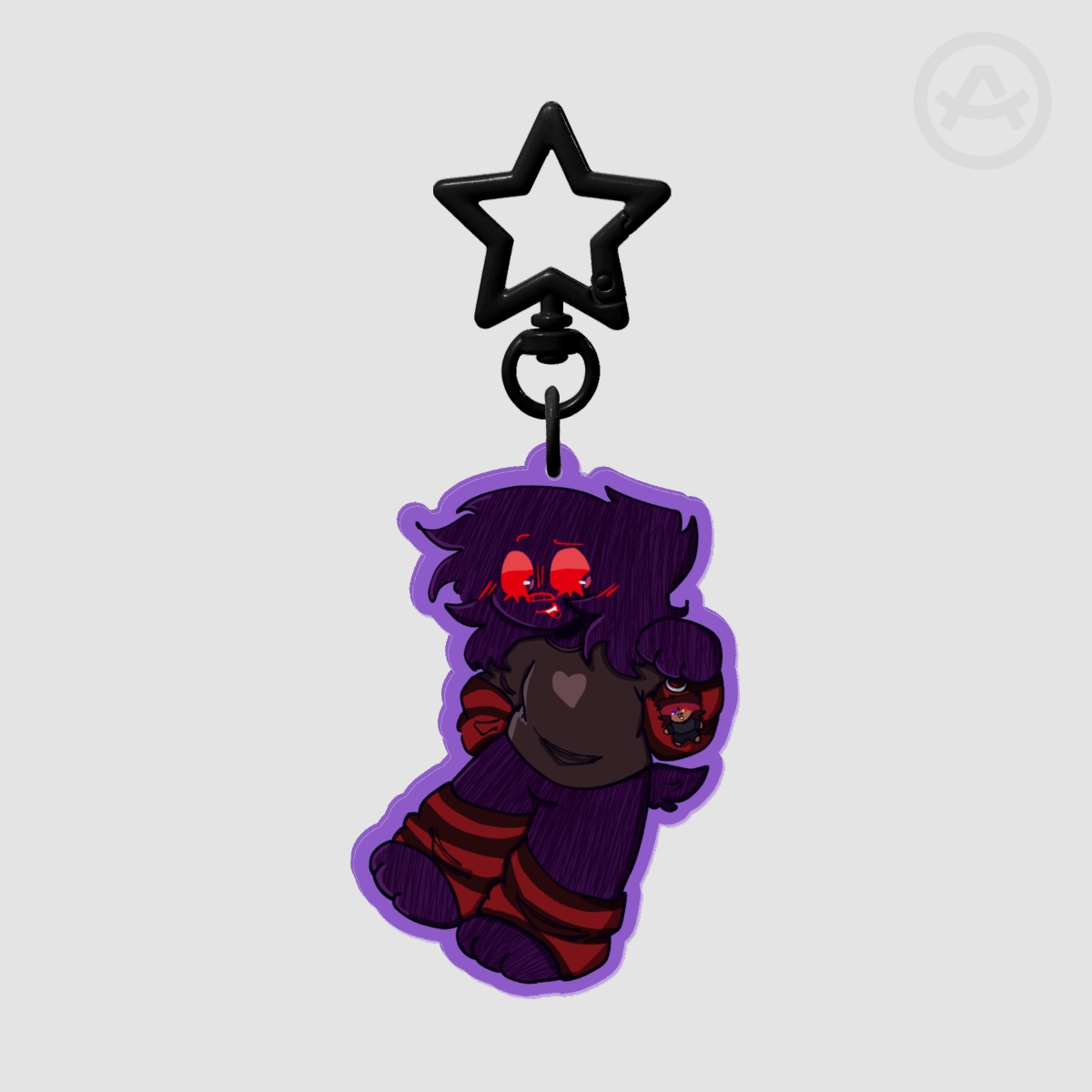 The Shadow Acrylic Keychain