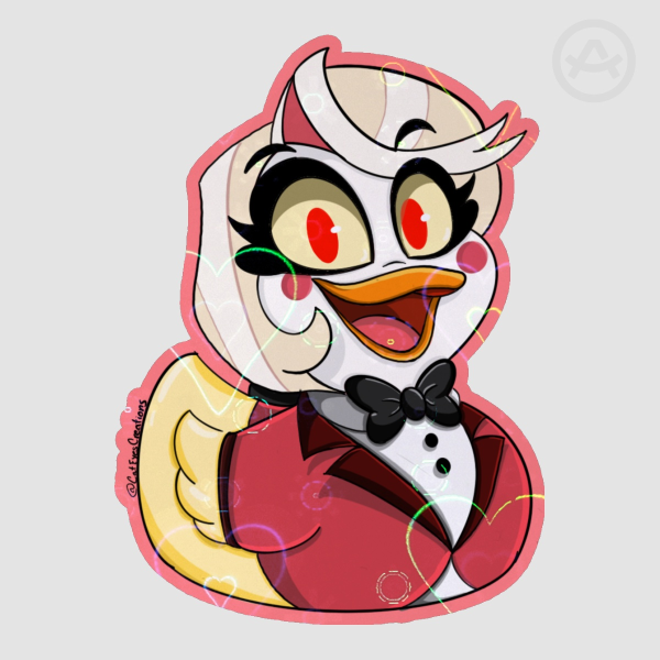 Limited Edition Charlie Rubber Duckie Sticker