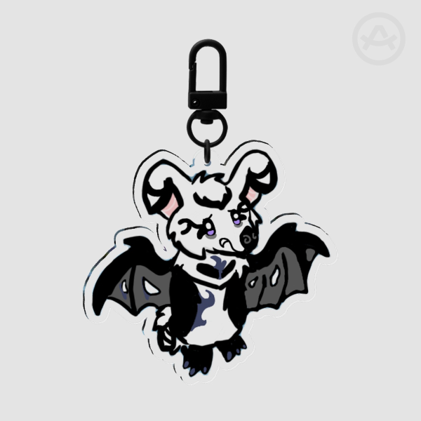 Depleted Moonbeam Keychain