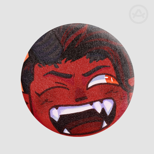 Karlach Plush Badge