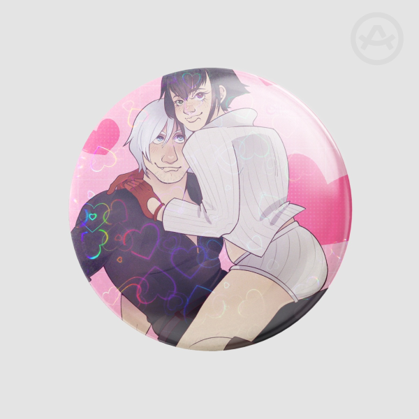 Devils May Kiss Button