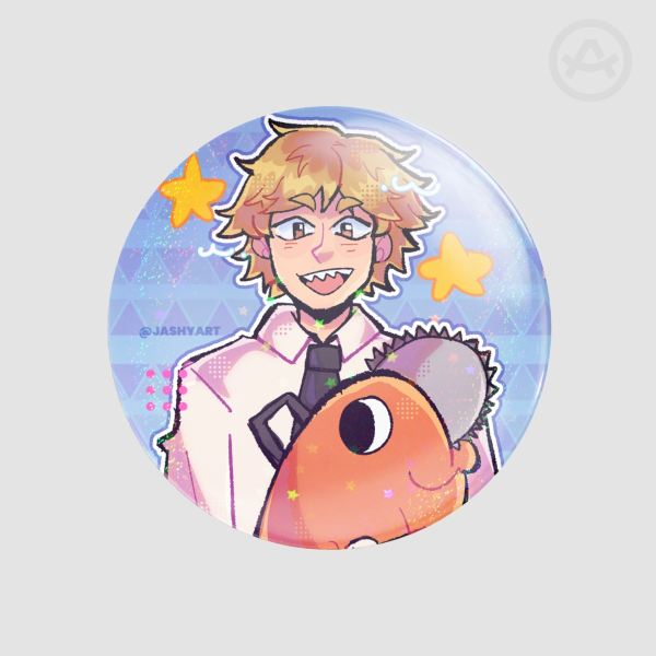 Denji Round Badges (Button Pins)
