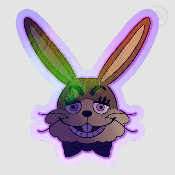Glitchtrap Die Cut Stickers