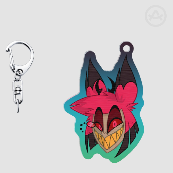 Alastor Radio Demon Lenticular Acrylic Pendant